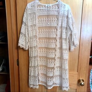 🔥🔥 TAYLOR & SAGE LACE CARDIGAN